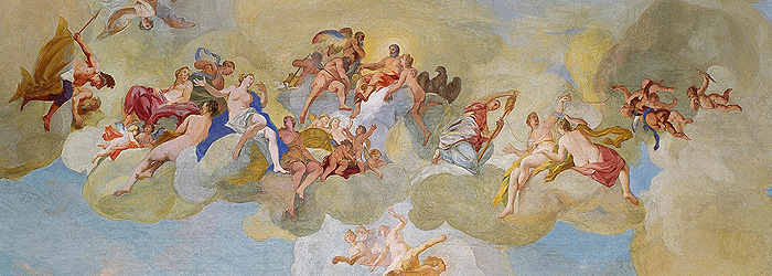 Picture: Fresco on the ceiling of the Large Hall, detail
