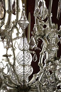 Picture: Glass chandelier, detail