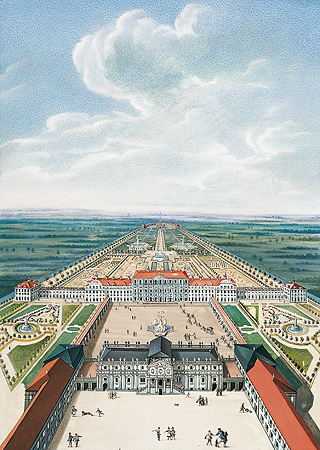 Picture: Idealized view of the Old and New Palace