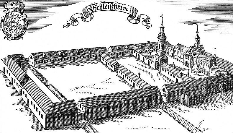 Picture: The Old Palace, engraving, 1687