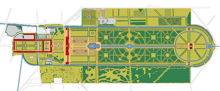 Link to a Plan of Schleißheim palace complex (PDF)