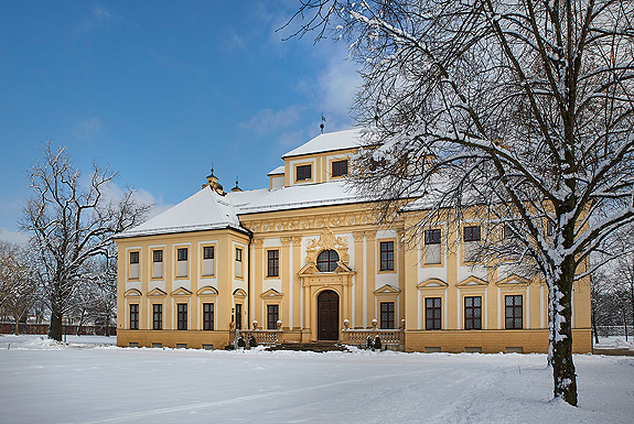Schloss Lustheim im Winter