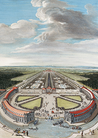 Picture: Idealized view of Lustheim Palace
