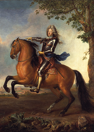 Bild: Kurfürst Max Emanuel zu Pferd