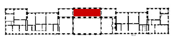 Picture: Small ground plan showing the present position