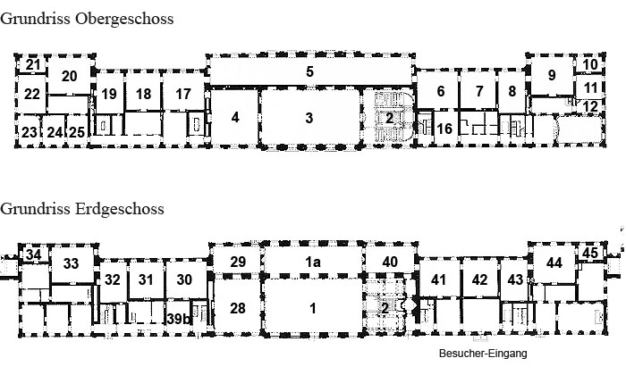 Bild: Grundrisse Neues Schloss Schleißheim