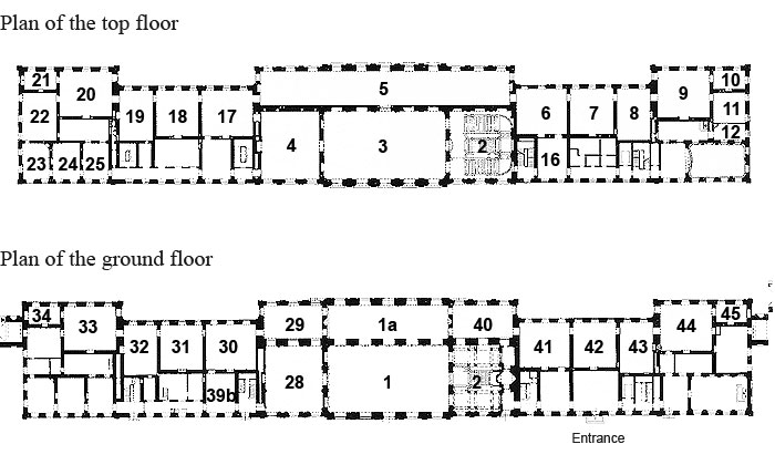 Picture: Plans of Schlei&szlig;heim New Palace